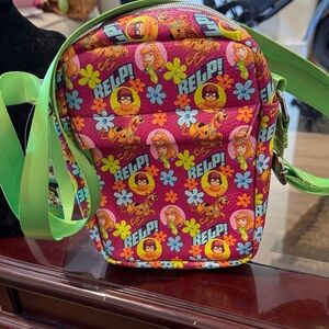 Colorful Cartoon Print Crossbody Bag